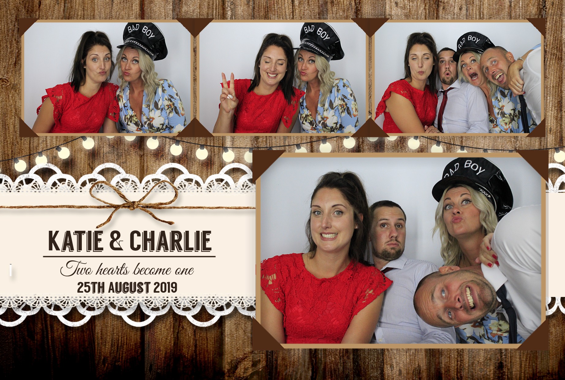 Katie & Charlie's Wedding | View more photos from the event at gallery.myphotoboothexperience.co.uk/u/MyPhotoBoothExperienceLtd/Katie-Charlies-Wedding